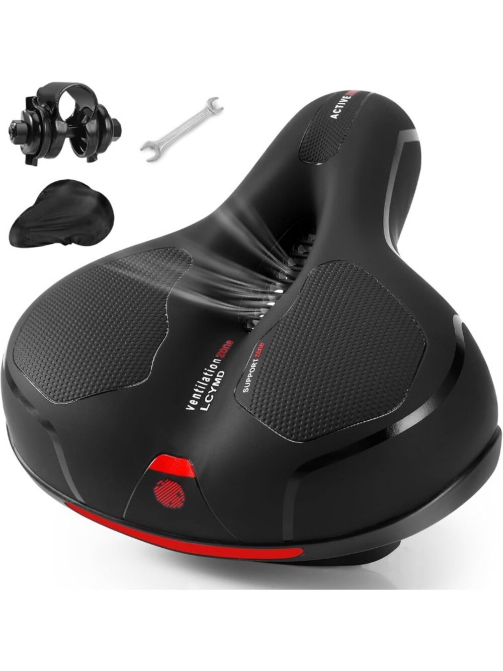 Comfortable Bike Seat Saddle for Men & Women - Ergonomic Replacement Cushion